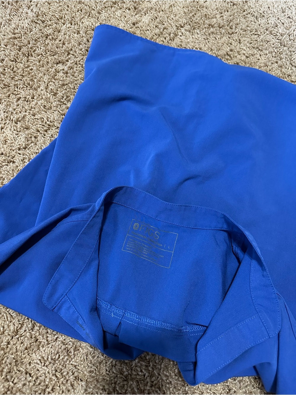 HTF Figs Denim Rafaela Top Large - Picture 9 of 9